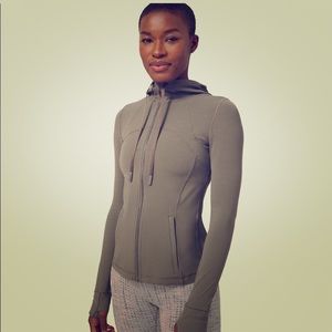 Lululemon hooded nulux define jacket in green